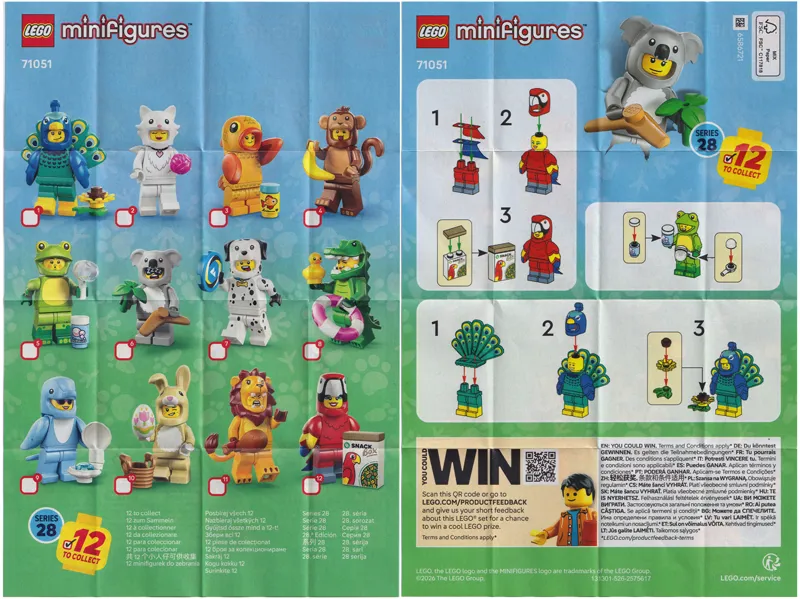 Monkey Costume Fan, Series 28 (Complete Set with Stand and Accessories)