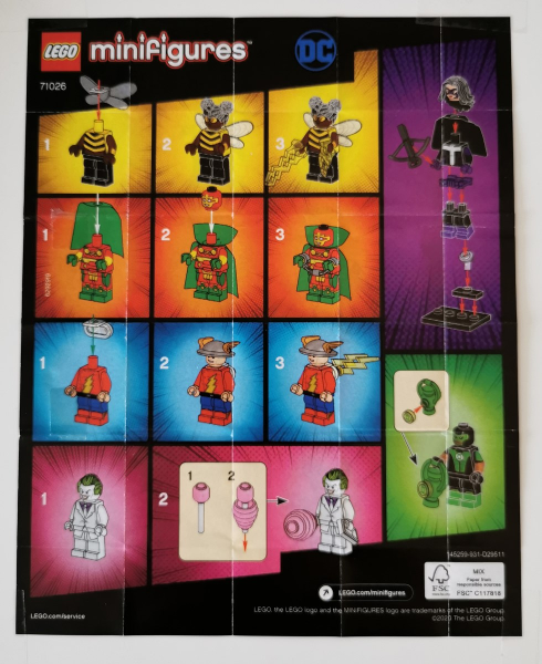 Bumblebee, DC Super Heroes (Complete Set with Stand and Accessories)