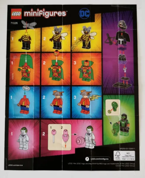 Flash, DC Super Heroes (Complete Set with Stand and Accessories)