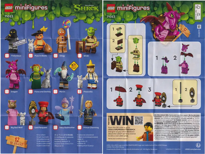 Merlin, Shrek (Complete Set with Stand and Accessories)
