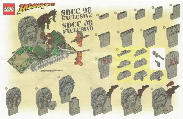 Indiana Jones BrickMaster Pack - San Diego Comic-Con 2008 Exclusive