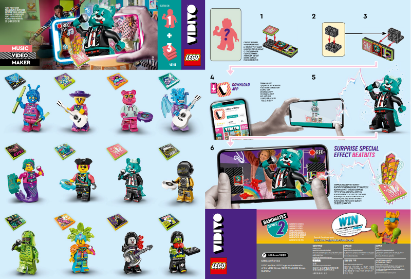 Discowgirl Guitarist, Vidiyo Bandmates, Series 2 (Complete Set with Stand and Accessories)