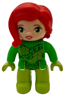 Duplo Figure Lego Ville, Poison Ivy, Bright Green Arms, Lime Hands