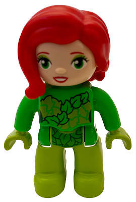 Duplo Figure Lego Ville, Poison Ivy, Bright Green Arms, Lime Hands