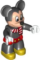 Duplo Figure Lego Ville, Mickey Mouse, Red Pants and Scarf (6263148 / 6269879)