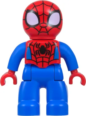 Duplo Figure Lego Ville, Spider-Man (Peter 'Spidey' Parker), Large Eyes, Large Spider (6602960)
