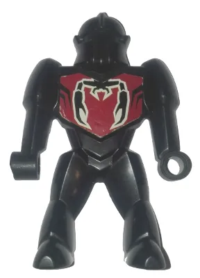 Knights Kingdom II - Nestlé Promotional Figure Shadow Knight with Scorpion Pattern (Sticker)