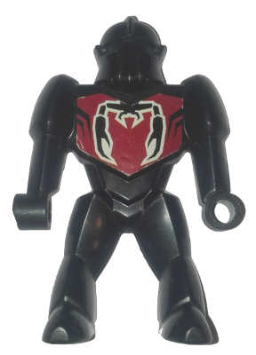 Knights Kingdom II - Nestlé Promotional Figure Shadow Knight with Scorpion Pattern (Sticker)