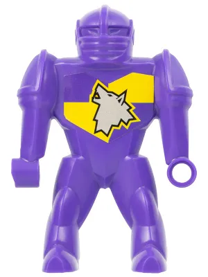 Knights Kingdom II - Nestlé Promotional Figure Danju with Wolf Pattern (Sticker)