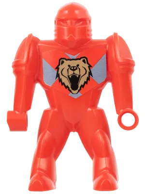 Knights Kingdom II - Nestlé Promotional Figure Santis with Bear Pattern (Sticker)