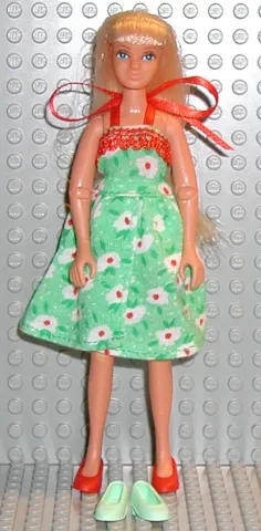 Scala Doll (Emma with Clothes, Dress Green)