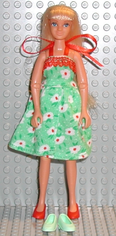 Scala Doll (Emma with Clothes, Dress Green)