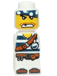 Microfigure Pirate Plank Pirate White (4585528)