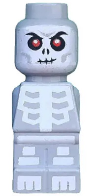 Microfigure Ninjago Skeleton Light Bluish Gray (4615582)