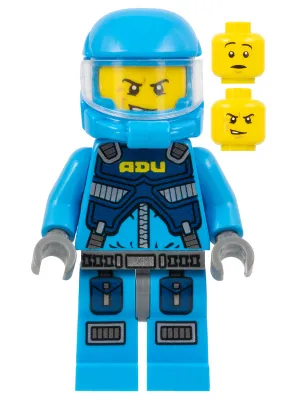 Alien Defense Unit Soldier 2 - Dark Bluish Gray Hips
