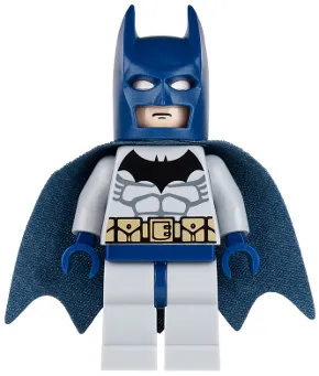 Batman - Light Bluish Gray Suit, Dark Blue Mask