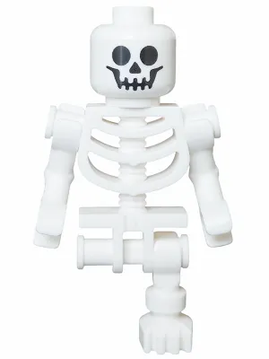 Skeleton - Standard Skull, Bent Arms Horizontal Grip, Single Leg