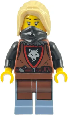 Wolfpack - Female, Tan Hair, Black Bandana