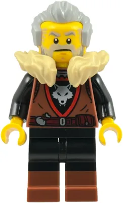 Wolfpack - Male, Black Legs with Reddish Brown Boots, Light Bluish Gray Hair