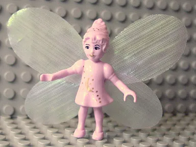 Belville Fairy (Millimy) - Pink with Moon Pattern, Wings, Bow