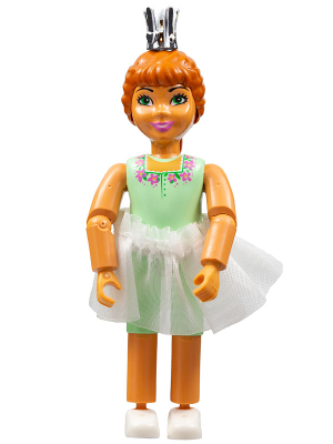 Belville Female - Princess Flora, Light Green Sleeveless Top, White Skirt, Crown
