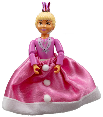 Belville Female - Princess Vanilla, Dark Pink Top with White Neckline, Skirt, Crown