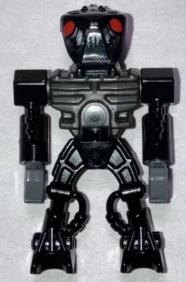 Bionicle Mini - Barraki Mantax (Pearl Dark Gray Torso)