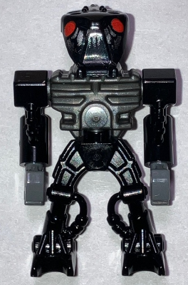 Bionicle Mini - Barraki Mantax (Pearl Dark Gray Torso)