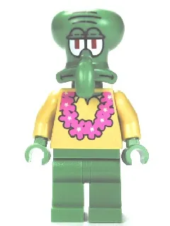 Squidward - Pink Lei