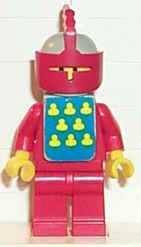 Classic - Yellow Castle Knight Red Cavalry - with Vest Stickers