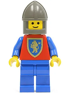 Crusader Lion - Blue Legs, Dark Gray Chin-Guard