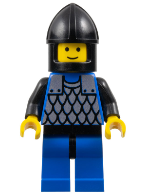 Scale Mail - Blue, Blue Legs with Black Hips, Black Chin-Guard
