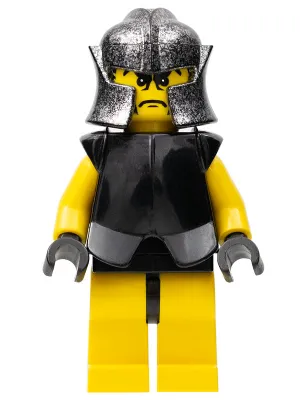 Knights Kingdom II - Rogue Knight 4 (Yellow Legs, Black Breastplate, Speckle Cheek Protector Helmet)