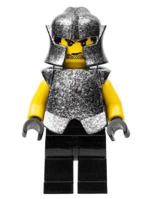 Knights Kingdom II - Rogue Knight 6 (Black Legs, Speckle Breastplate, Speckle Cheek Protector Helmet)