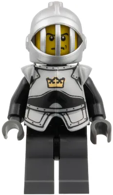 Fantasy Era - Crown Knight Plain with Breastplate, Grille Helmet, Scowl
