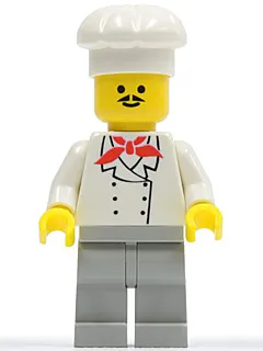 Chef - Light Gray Legs, Moustache