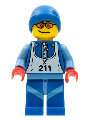 Skier, Series 2 (Minifigure Only without Stand and Accessories)