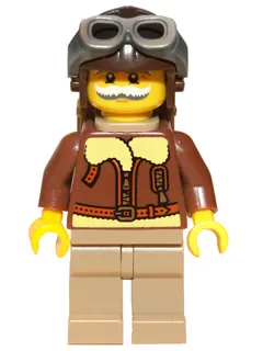 Pilot, Series 3 (Minifigure Only without Stand and Accessories)