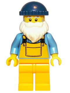 Fisherman, Series 3 (Minifigure Only without Stand and Accessories)