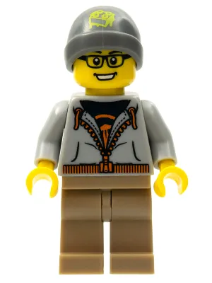 Street Skater, Series 4 (Minifigure Only without Stand and Accessories)