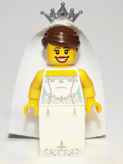Bride, Series 7 (Minifigure Only without Stand and Accessories)