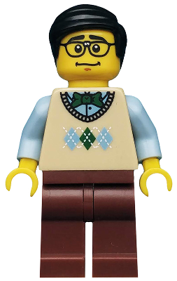 Computer Programmer, Series 7 (Minifigure Only without Stand and Accessories)