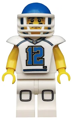 Football Player, Series 8 (Minifigure Only without Stand and Accessories)