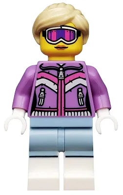 Downhill Skier, Series 8 (Minifigure Only without Stand and Accessories)