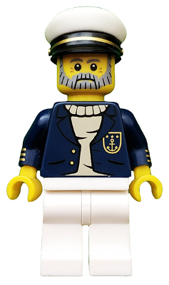 Sea Captain, Series 10 (Minifigure Only without Stand and Accessories)