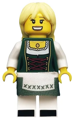Pretzel Girl, Series 11 (Minifigure Only without Stand and Accessories)