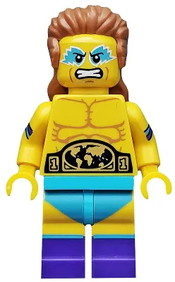Wrestling Champion, Series 15 (Minifigure Only without Stand and Accessories)