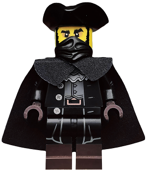 The Mystery Man (Highwayman), Series 17 (Minifigure Only without Stand and Accessories)