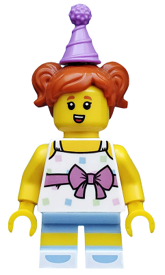 Birthday Party Girl, Series 18 (Minifigure Only without Stand and Accessories)