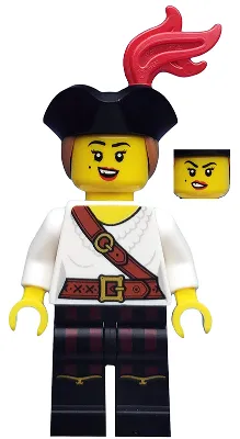 Pirate Girl, Series 20 (Minifigure Only without Stand and Accessories)